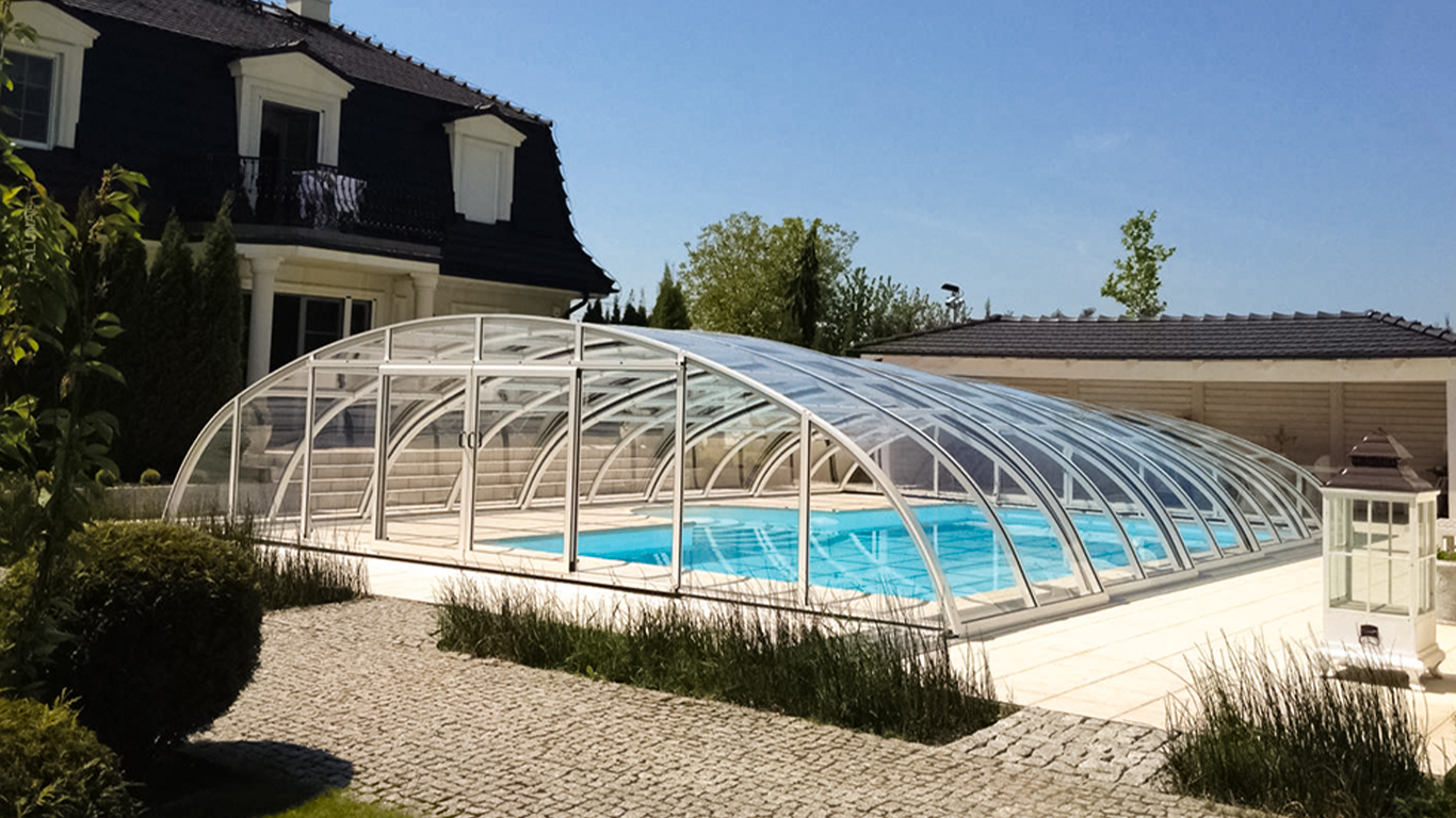 Schwimmbadüberdachung Aluna® Classic Schwimmbadüberdachung Aluna® Classic