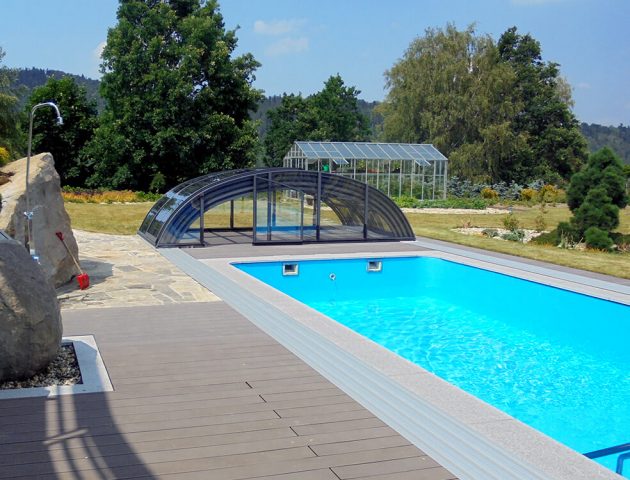 Schwimmbadüberdachung Aluna® Classic Schwimmbadüberdachung Aluna® Classic