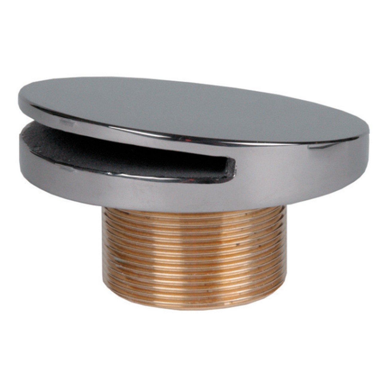 Lahme Einlaufmuschel aus Rotguß, 40 mm Länge, mit 8 mm Schlitz