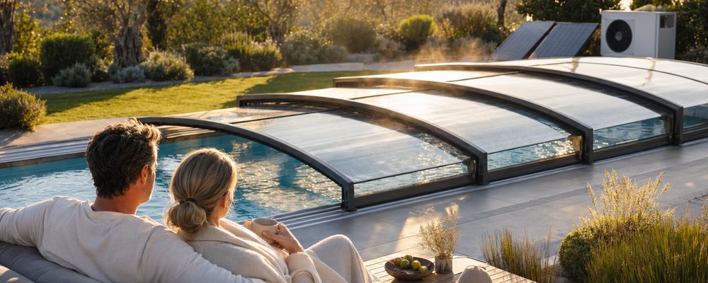 Wie funktioniert eine Poolabdeckung mit Solar?