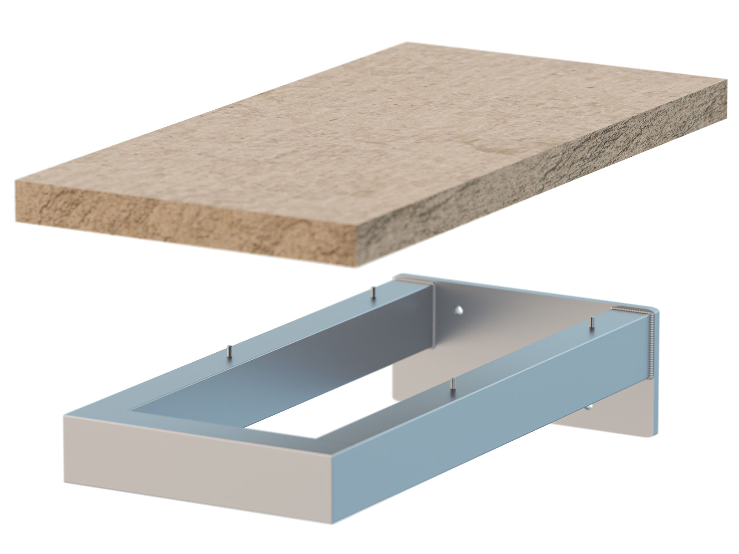 pooltreppe-freitragend-natursteinplatten-stufe-einzeln freitragende Pooltreppe für Natursteinplatten