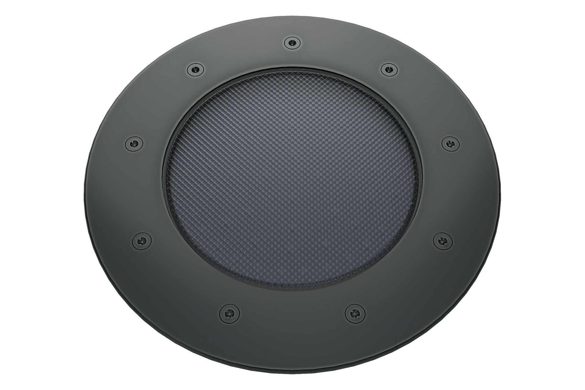 Behncke Revolution LED-Blende System 240 Blackline mit Gitter für Fliesenbecken