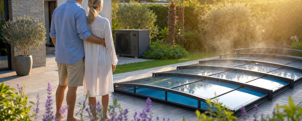 Wie verhindere ich Verdunstung im Pool?