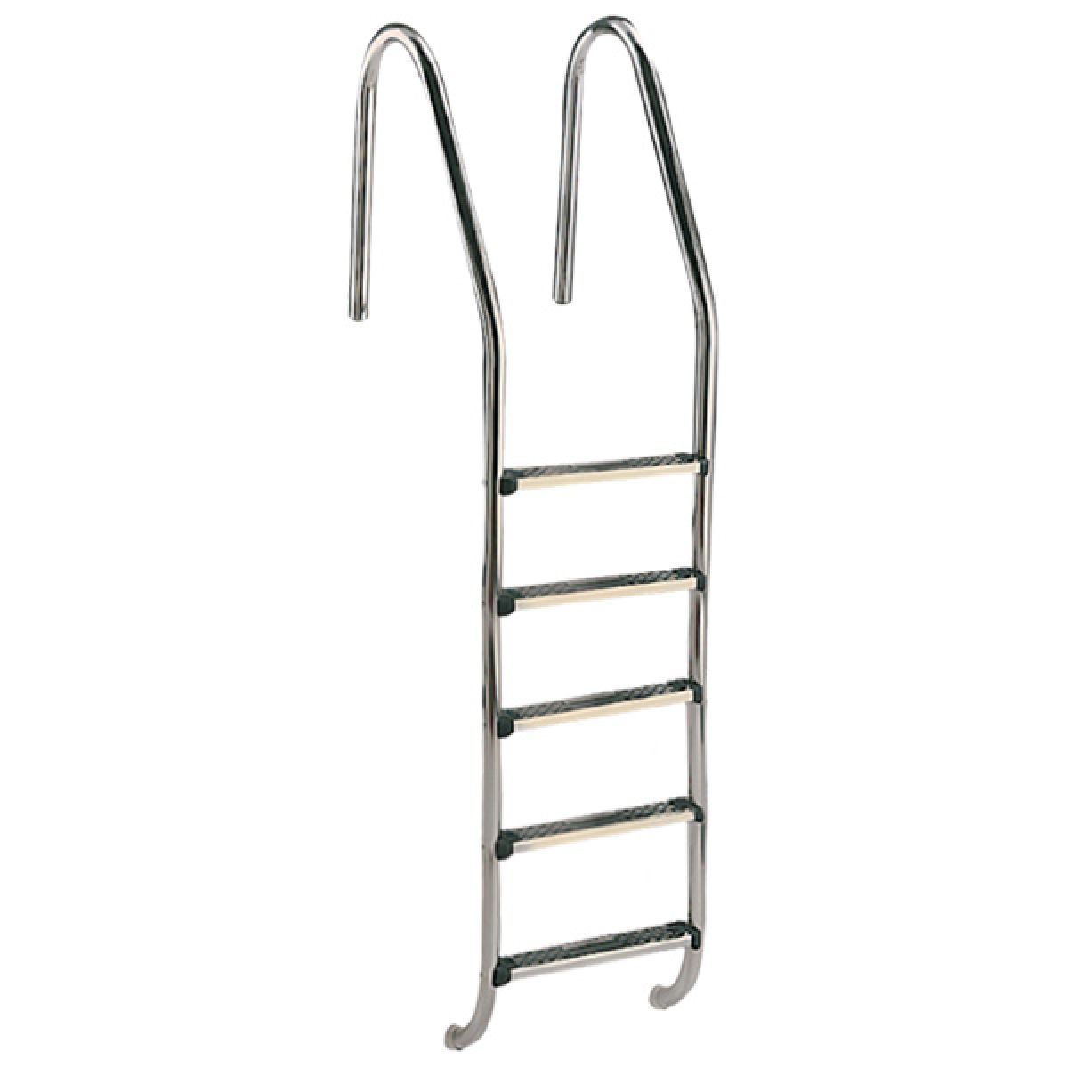 Einbauleiter Classic V2A weite Holmausladung 5 stufig