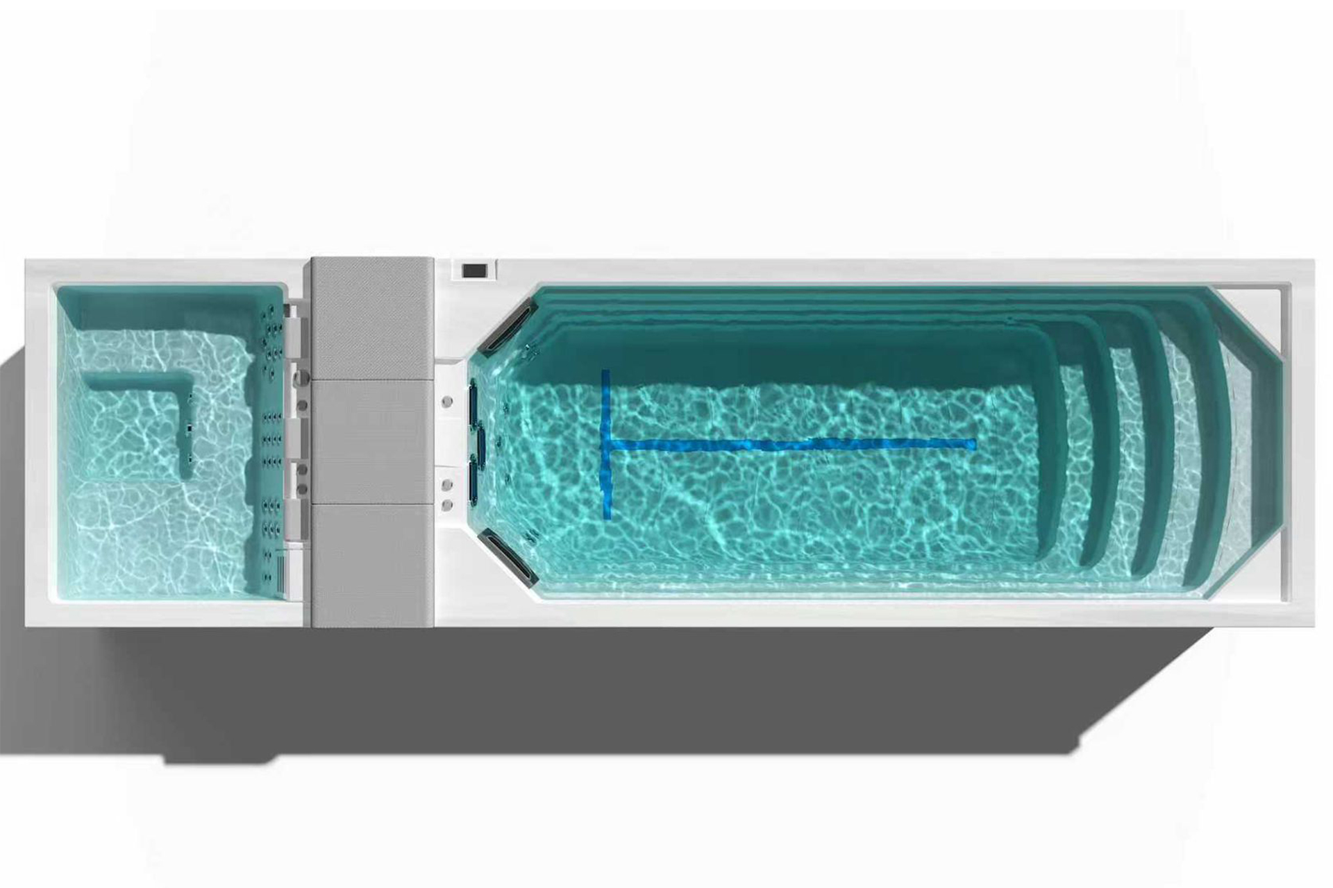 Swim Spa mit Whirlpool – Timeless Spa Timax SLS 8420 INGROUND