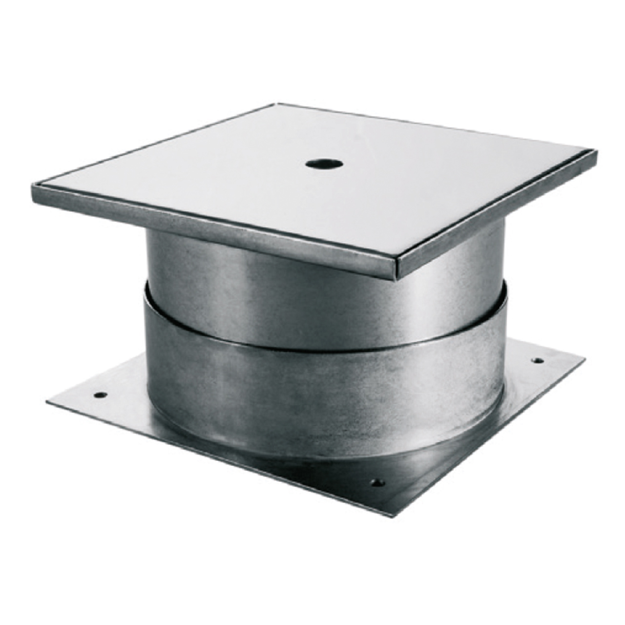 Deckelaufsatz Besenanschluß A 200/201/400 V4A