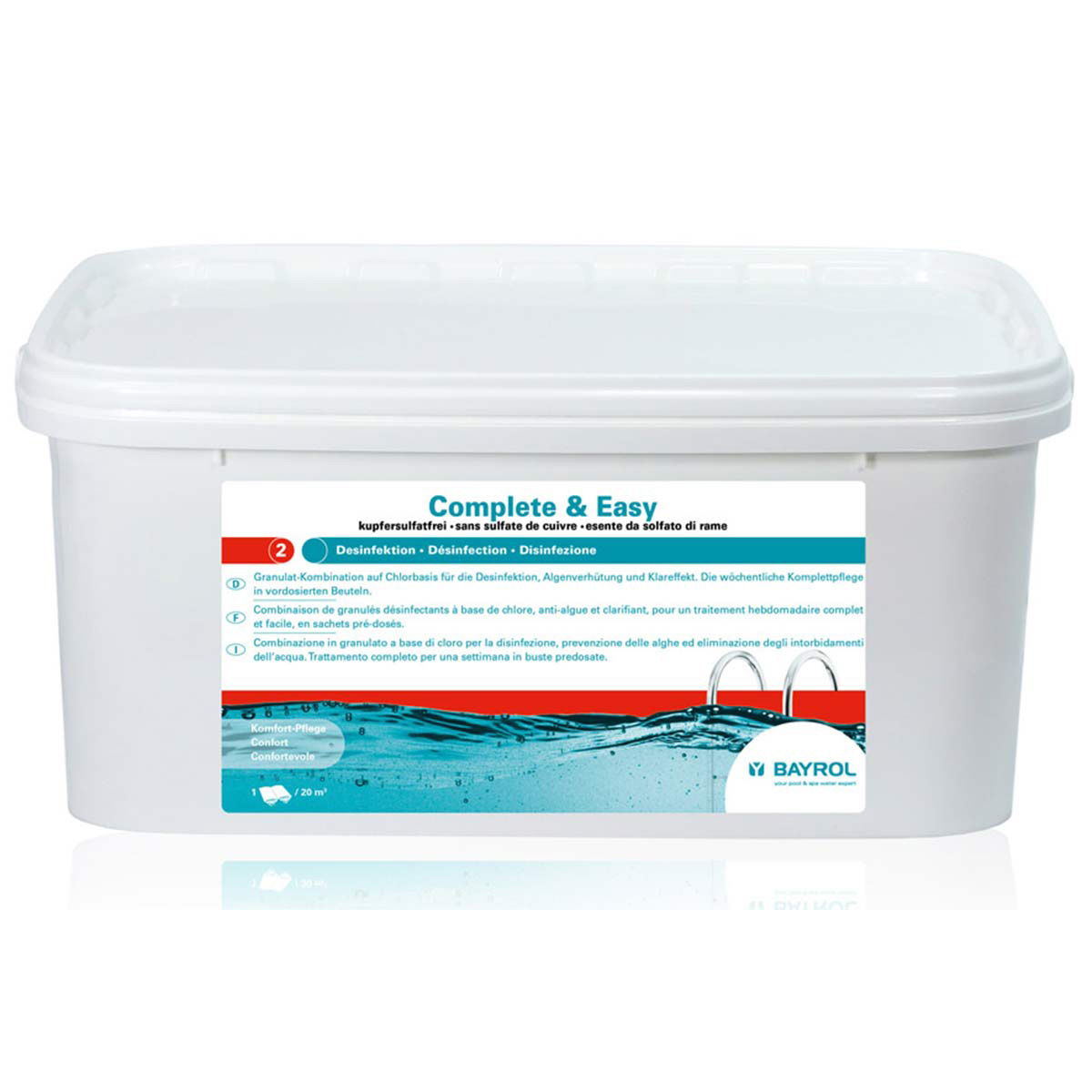 Bayrol_Complete-Easy-2-24kg Complete & Easy - Granulat-Kombination auf Chlorbasis