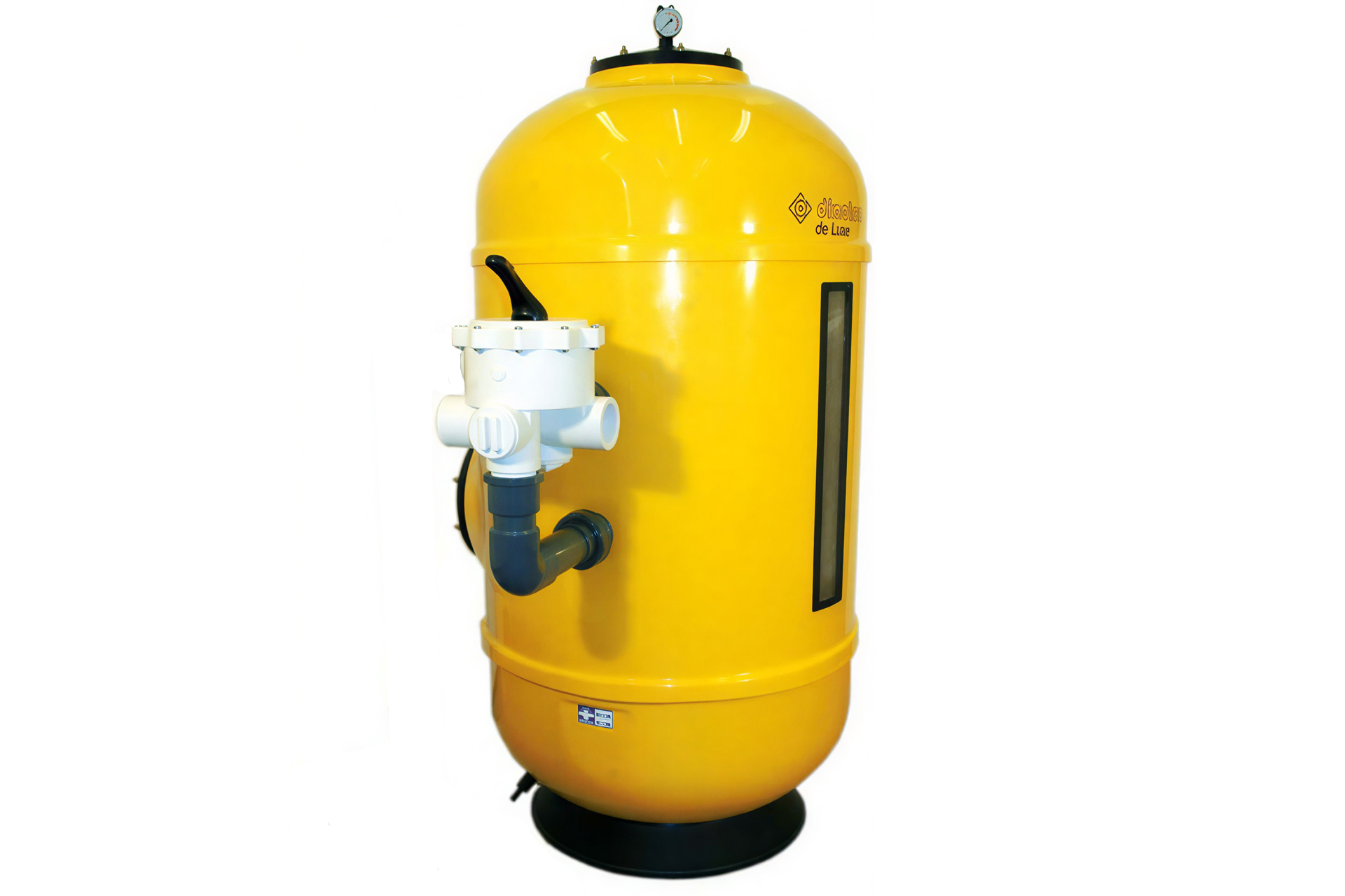 Filterbehälter de Luxe mit Sichtfenster