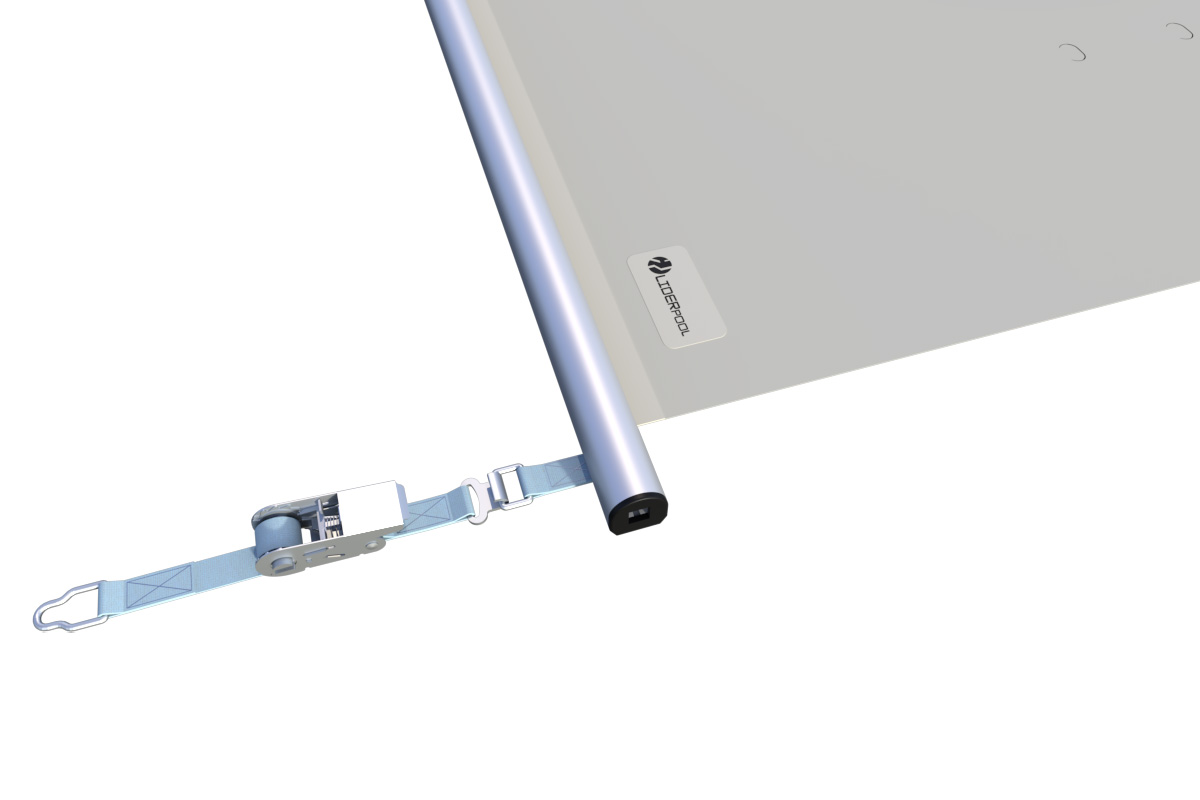 Liderpool Sicherheitsabdeckung Flat Section Light Gray