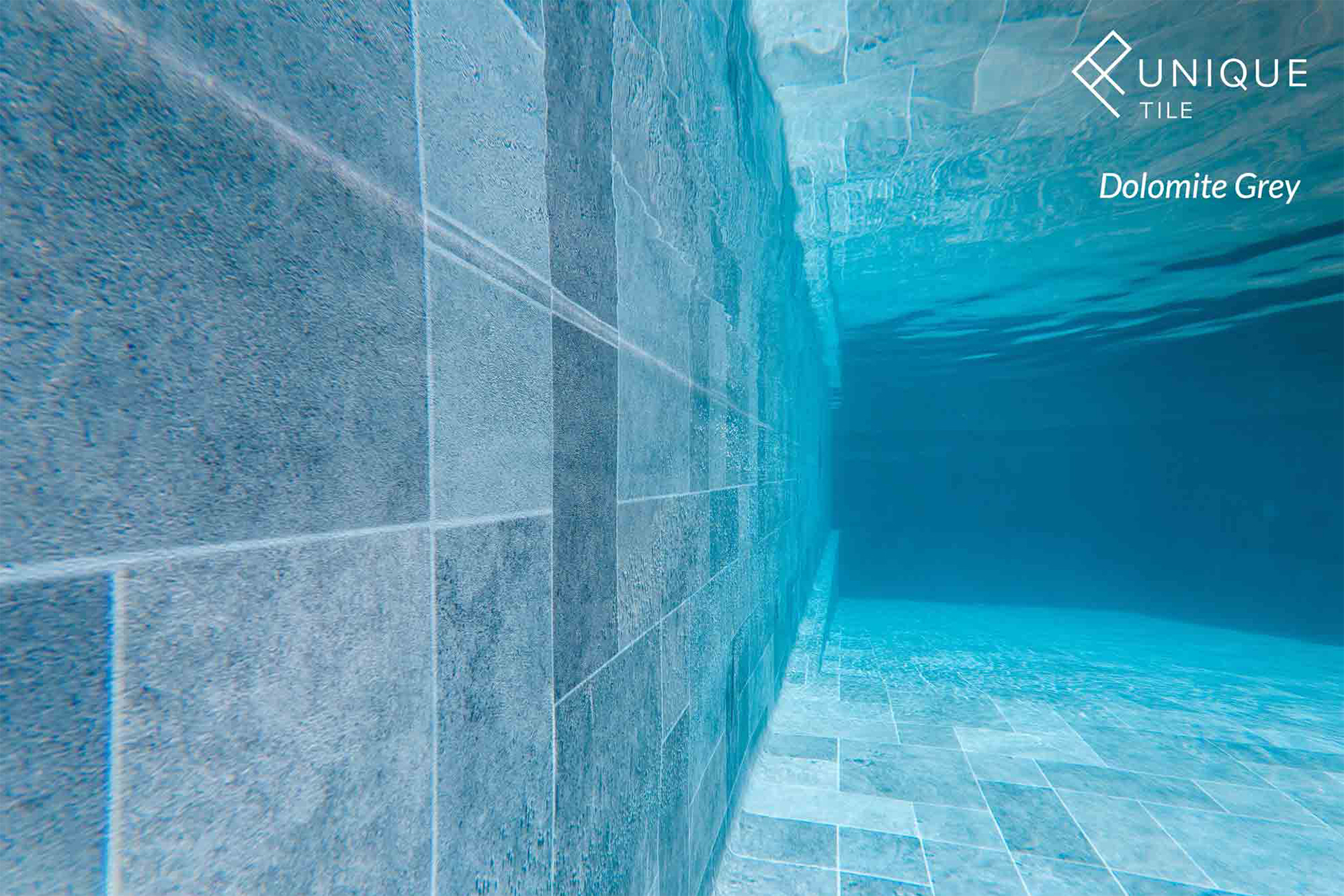ELBE UNIQUE Tile Schwimmbadfolie mit Fliesenoptik