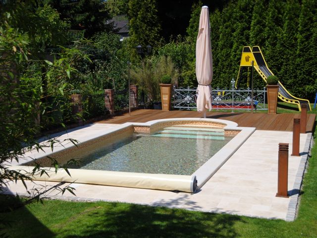 154ca06cd379ea Pool Folienauskleidung Mosaik + Sicherheitsabdeckung