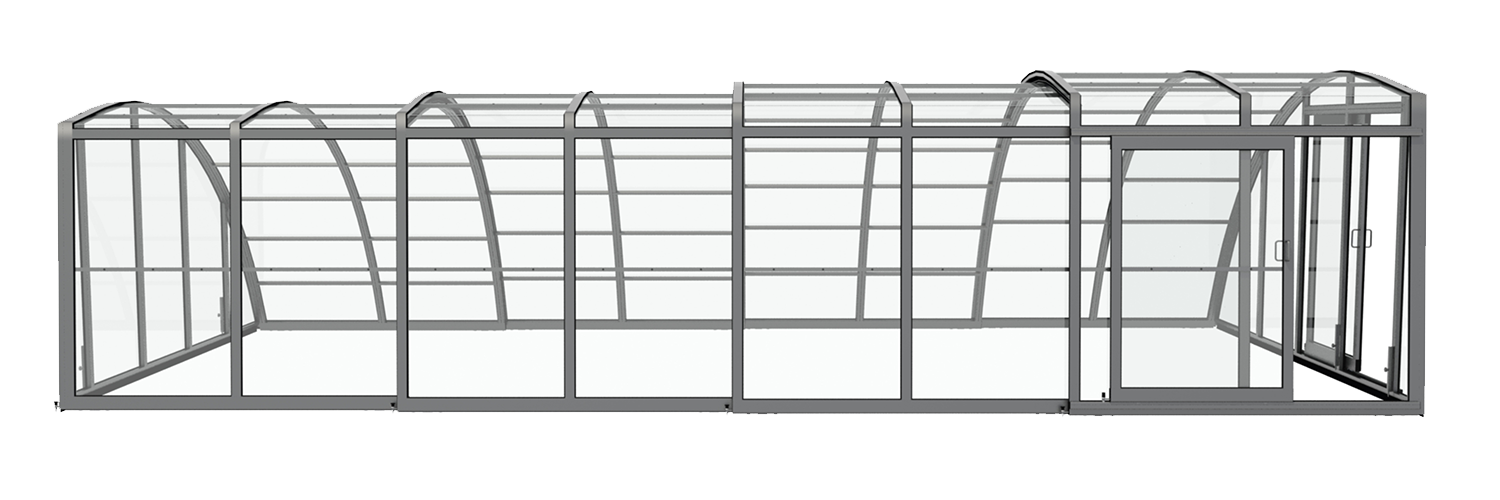 Poolüberdachung Aluna® Delta II Poolüberdachung Aluna® Delta II