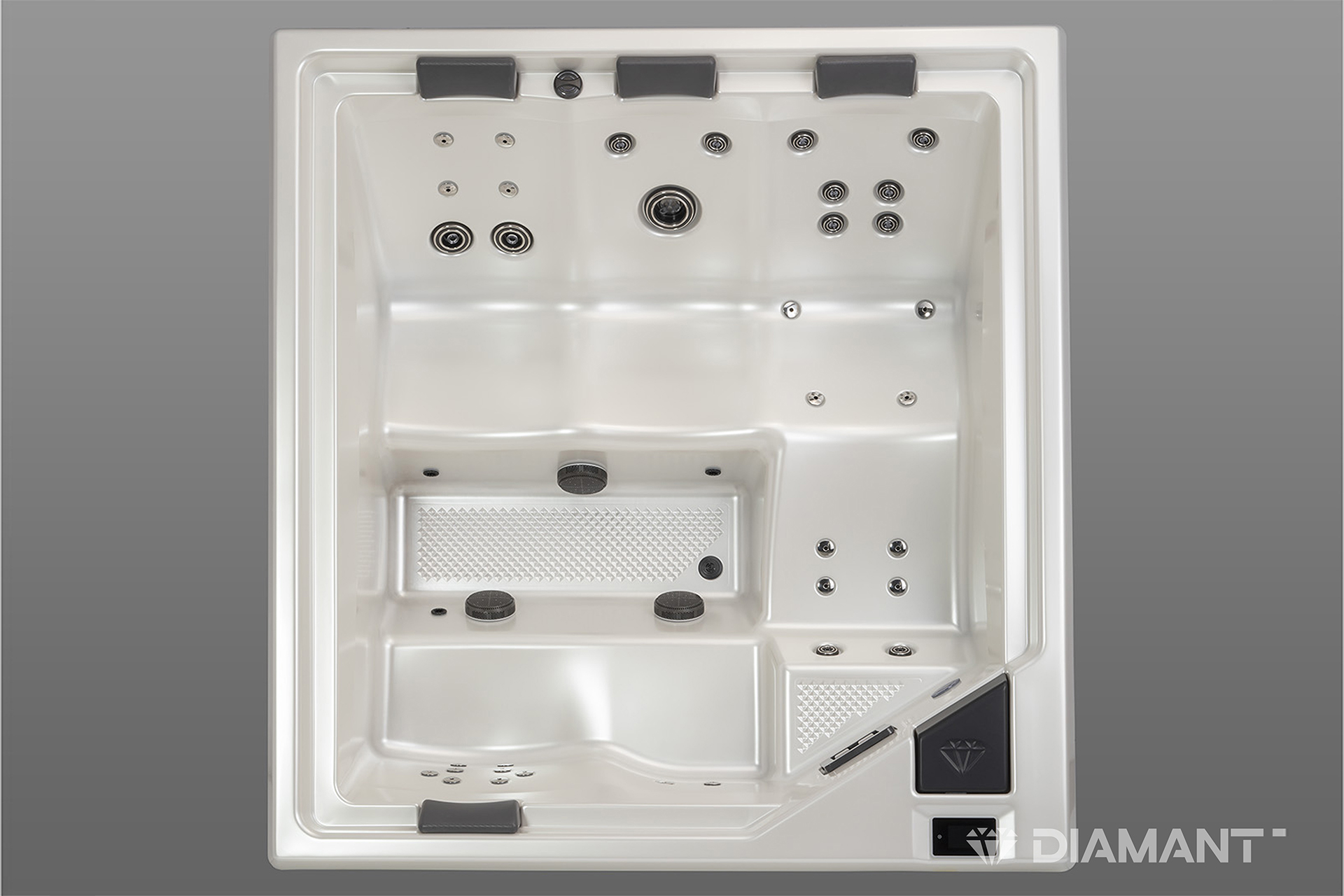 Outdoor Whirlpool 4-5 Personen – Diamant SPARK Familien-Jacuzzi