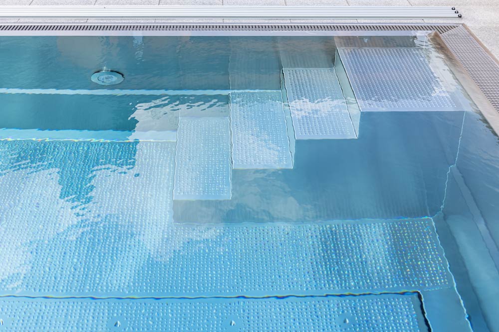 Edelstahlpool Treppe Gerade Edelstahlpool Treppe Gerade