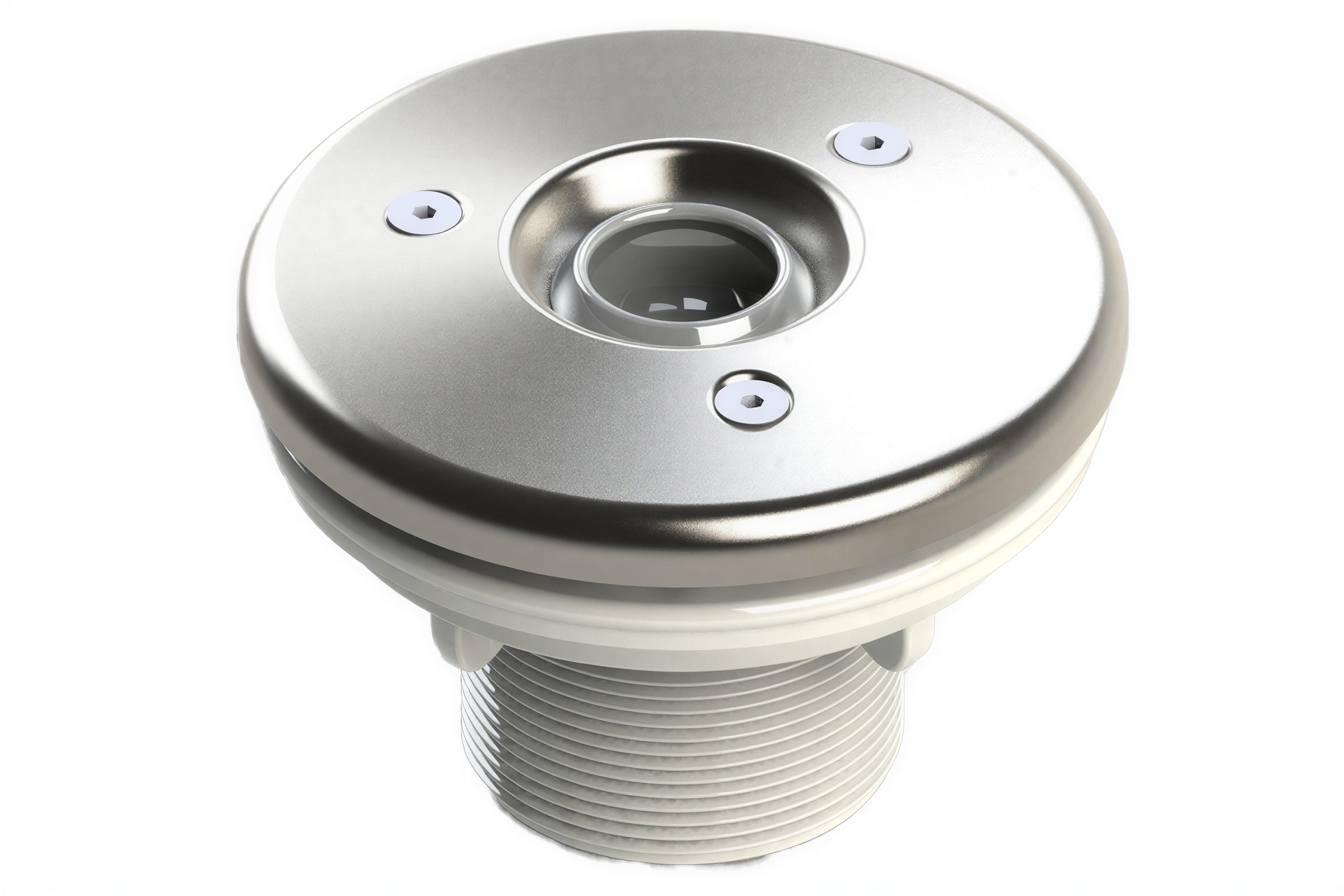 Edelstahlblende V4A für ABS-Einlaufdüsen