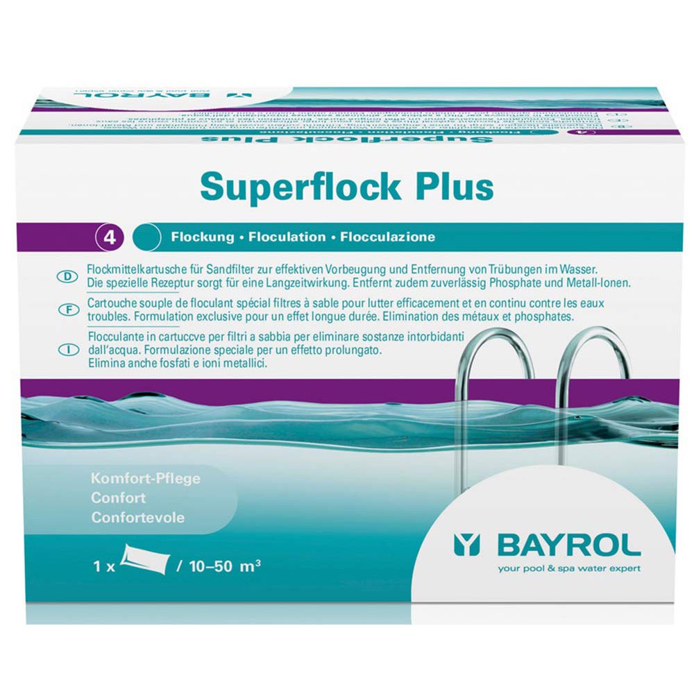 BAYROL Superflock 1 kg (8 Kartuschen)