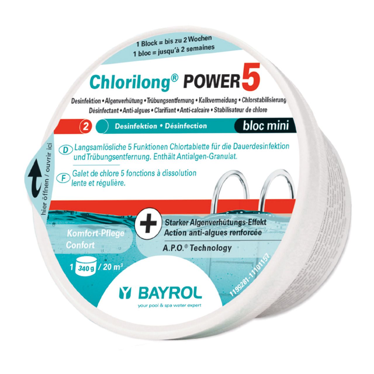 Chlorilong POWER 5 Bloc mini