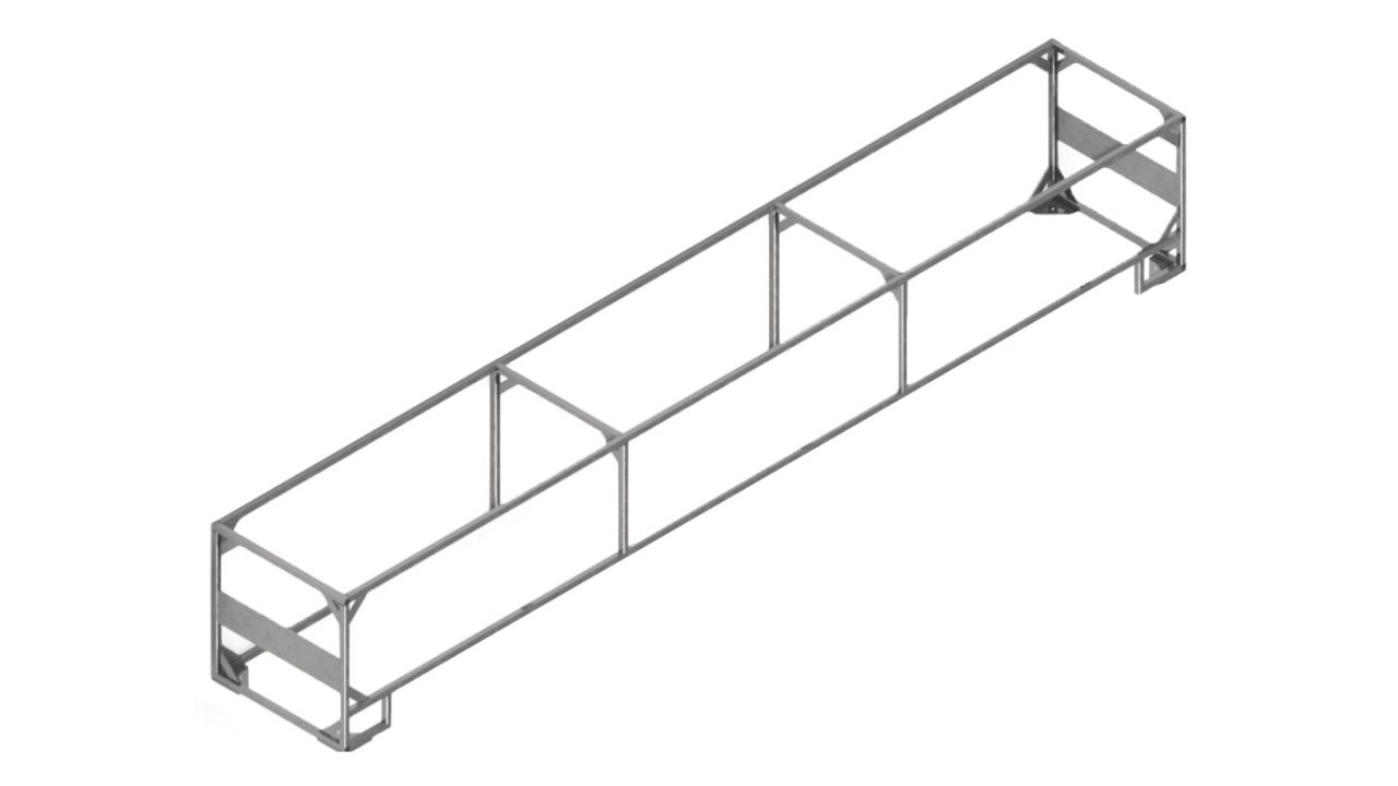 Waterbeck Rahmenkonstruktion für Edelstahl